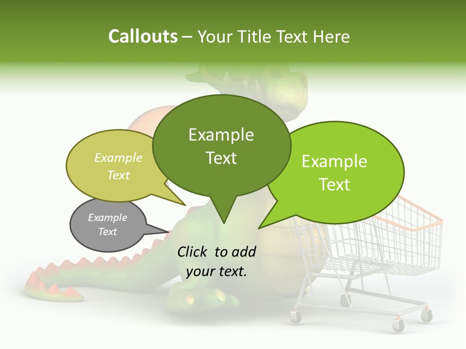 Wing Illustration Red PowerPoint Template