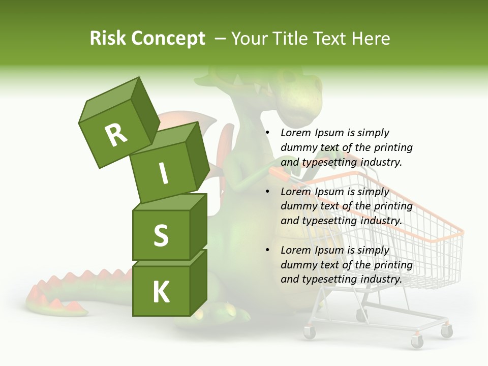 Wing Illustration Red PowerPoint Template