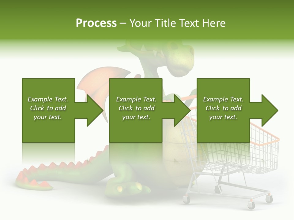 Wing Illustration Red PowerPoint Template