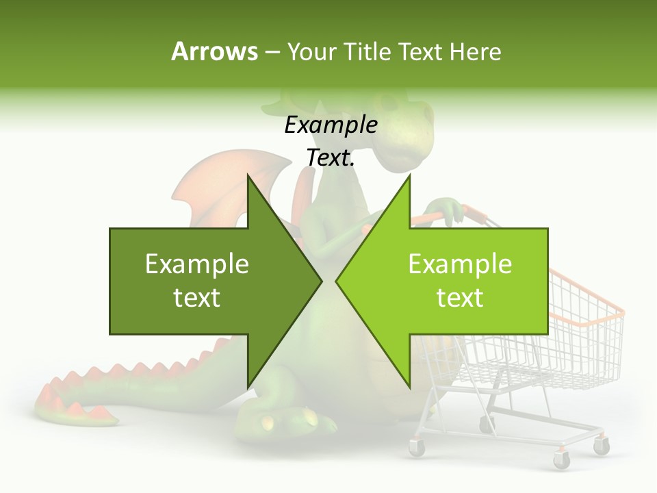 Wing Illustration Red PowerPoint Template