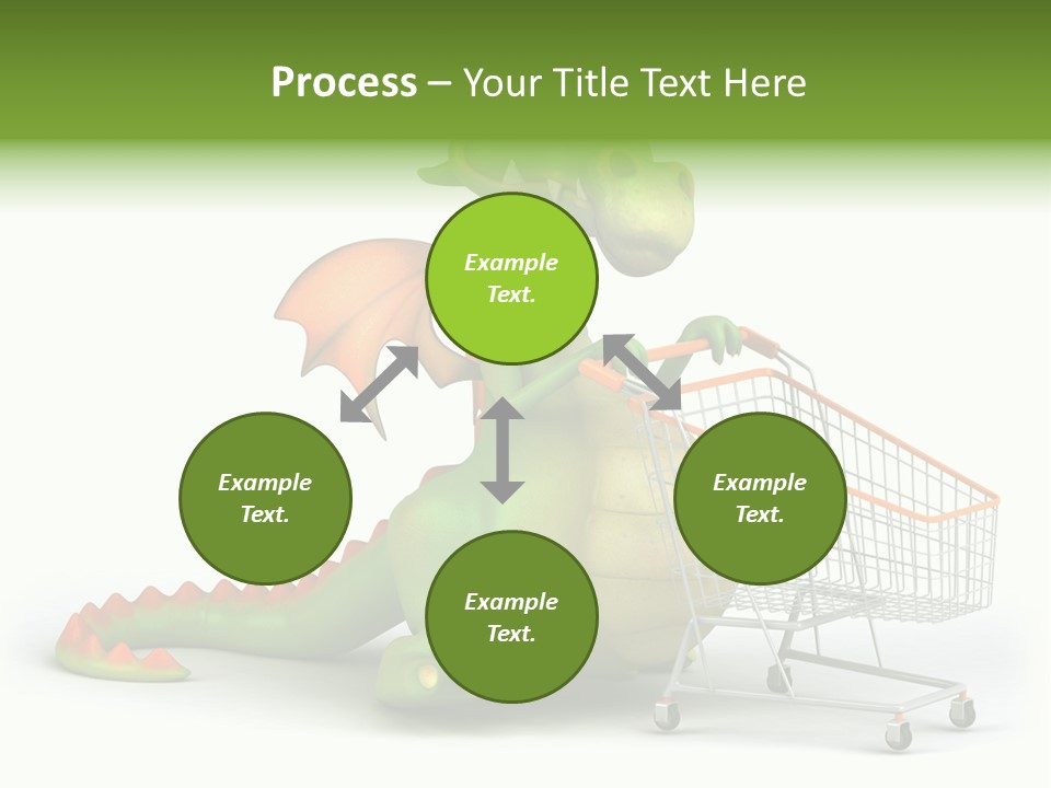 Wing Illustration Red PowerPoint Template