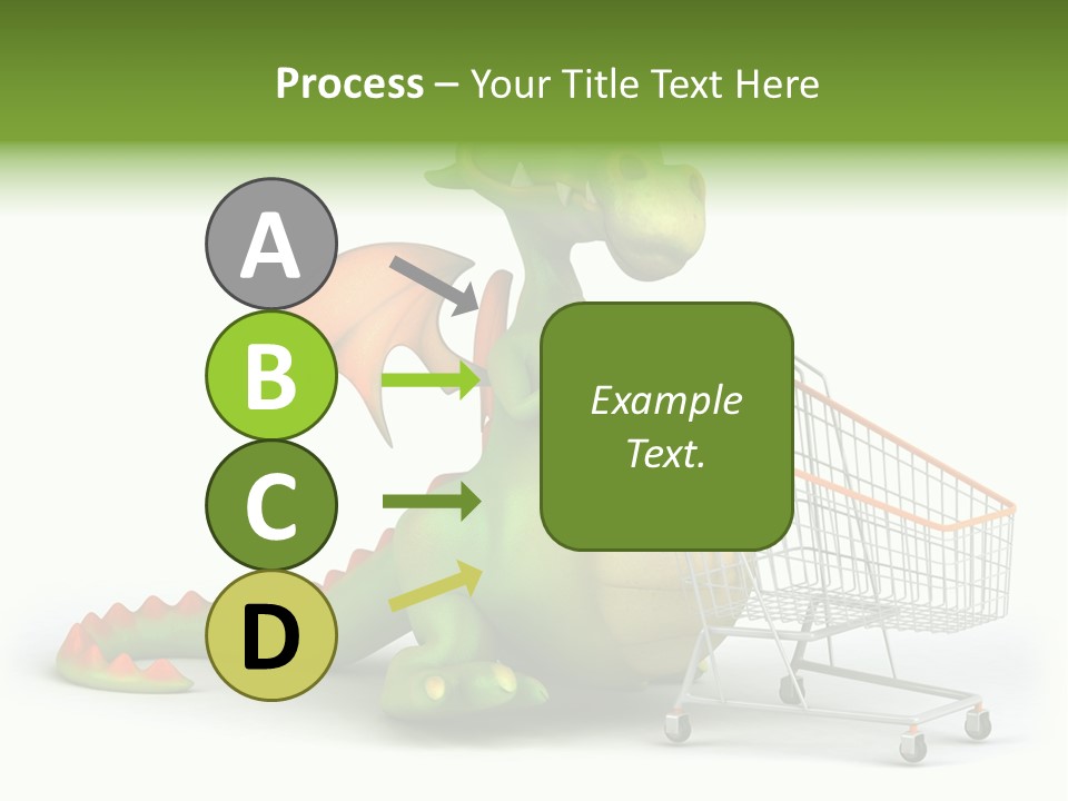 Wing Illustration Red PowerPoint Template