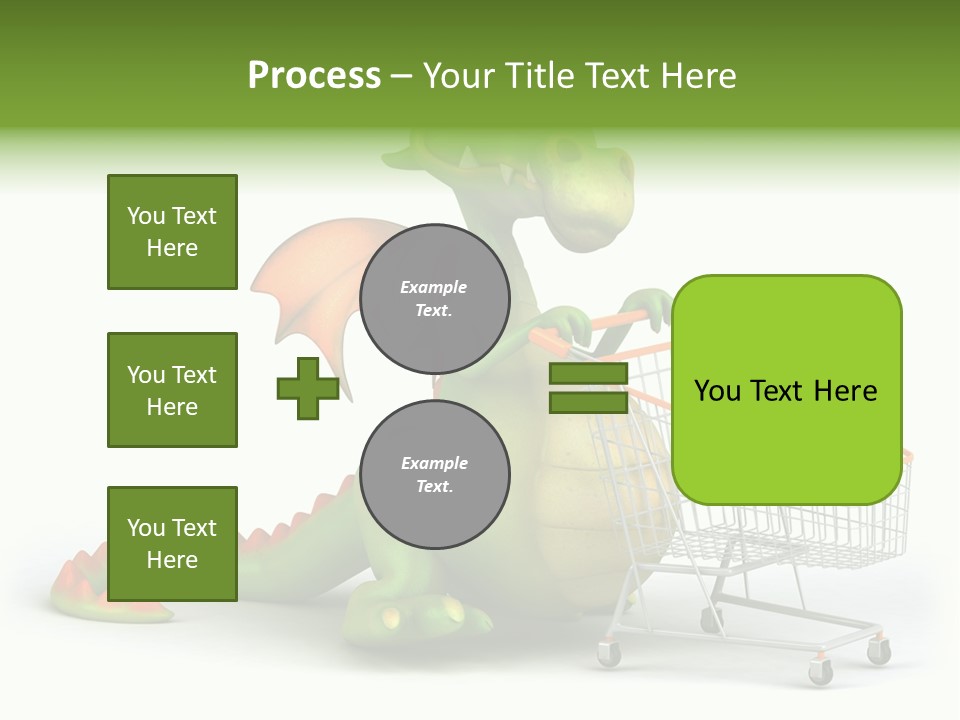 Wing Illustration Red PowerPoint Template