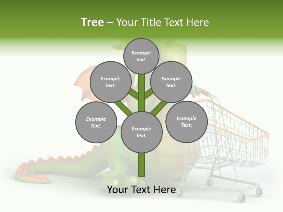 Wing Illustration Red PowerPoint Template