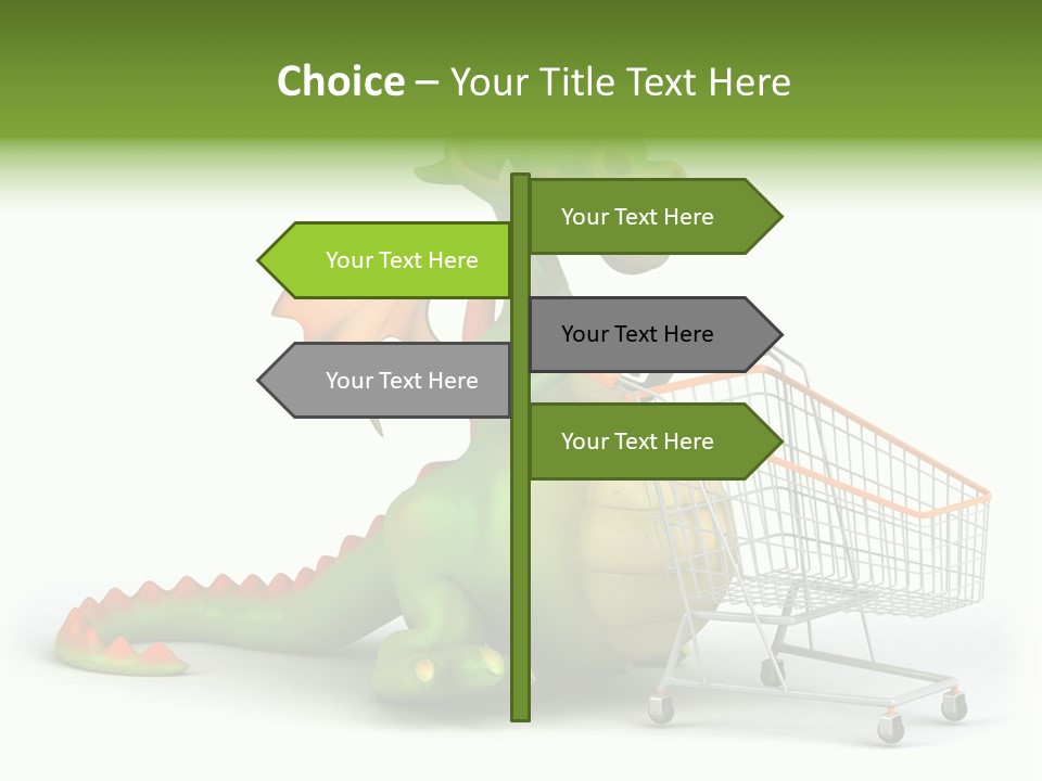Wing Illustration Red PowerPoint Template
