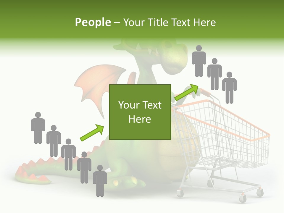 Wing Illustration Red PowerPoint Template