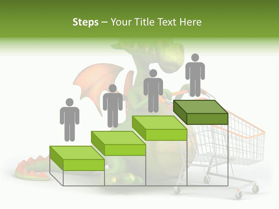 Wing Illustration Red PowerPoint Template