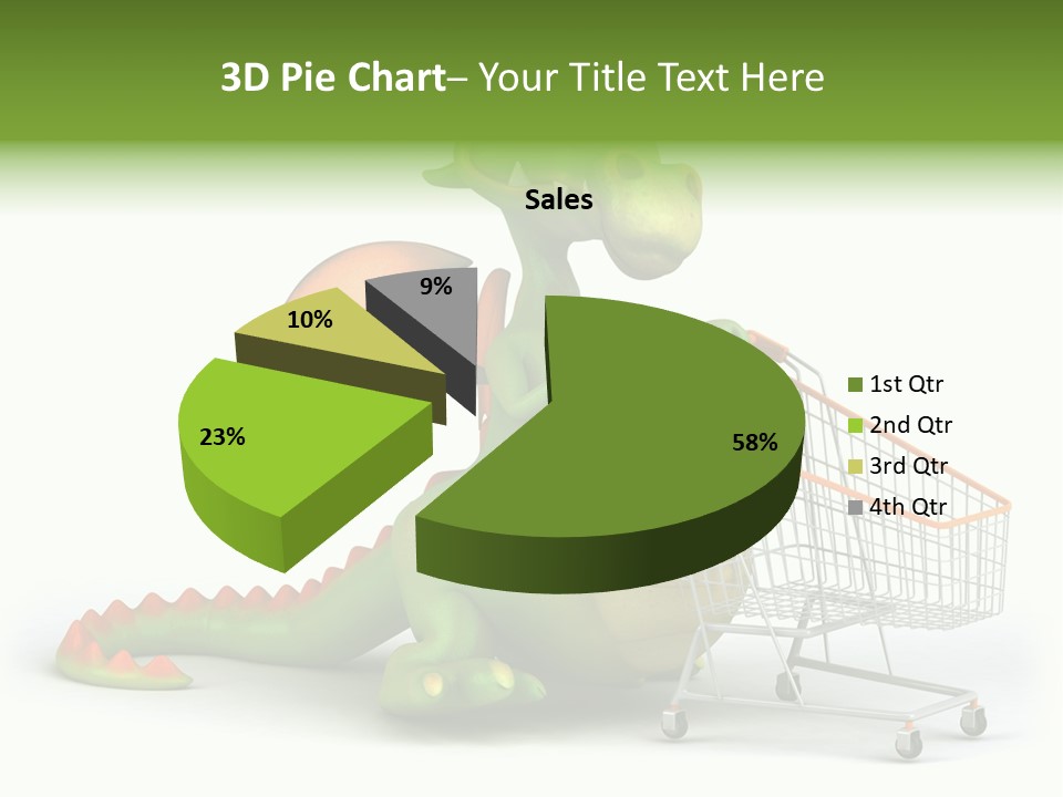 Wing Illustration Red PowerPoint Template
