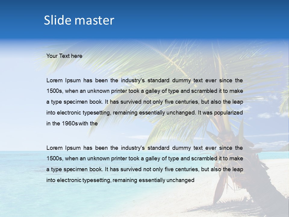 Polynesia Thailand Recreation PowerPoint Template