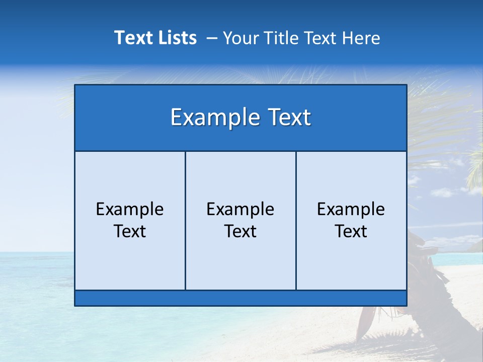 Polynesia Thailand Recreation PowerPoint Template