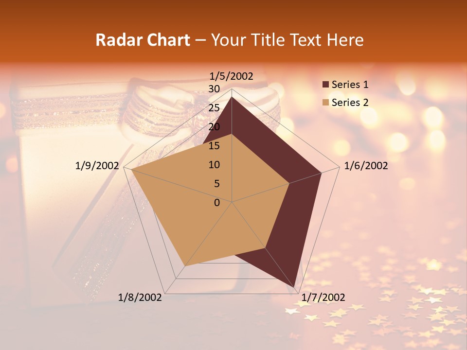 Ribbon Greeting Background PowerPoint Template