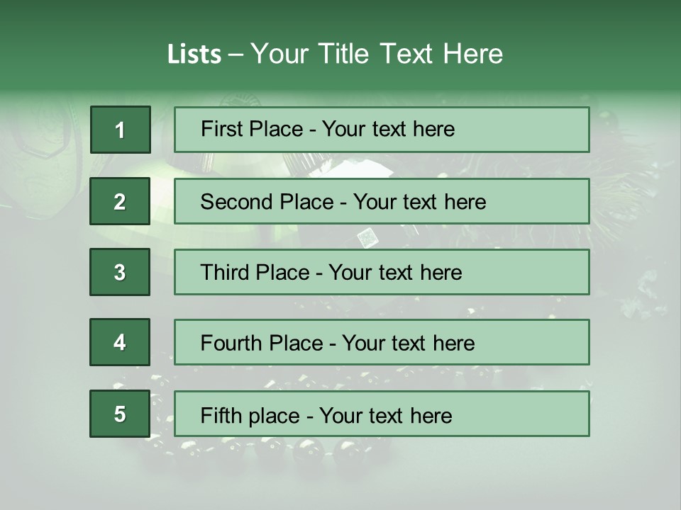 Berry Tradition Snow PowerPoint Template