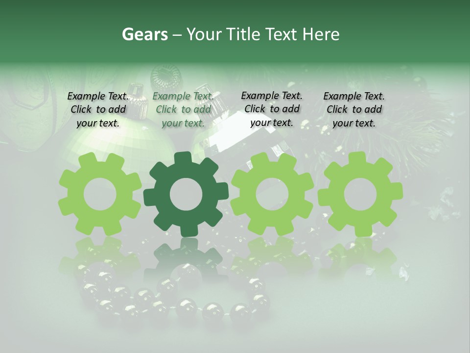 Berry Tradition Snow PowerPoint Template