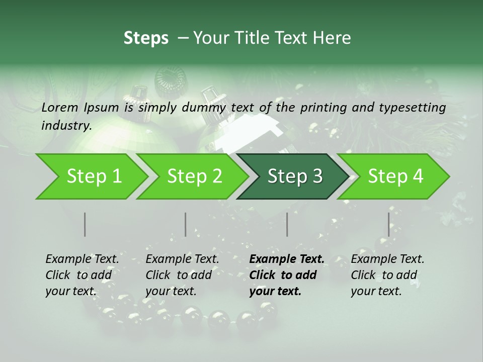 Berry Tradition Snow PowerPoint Template