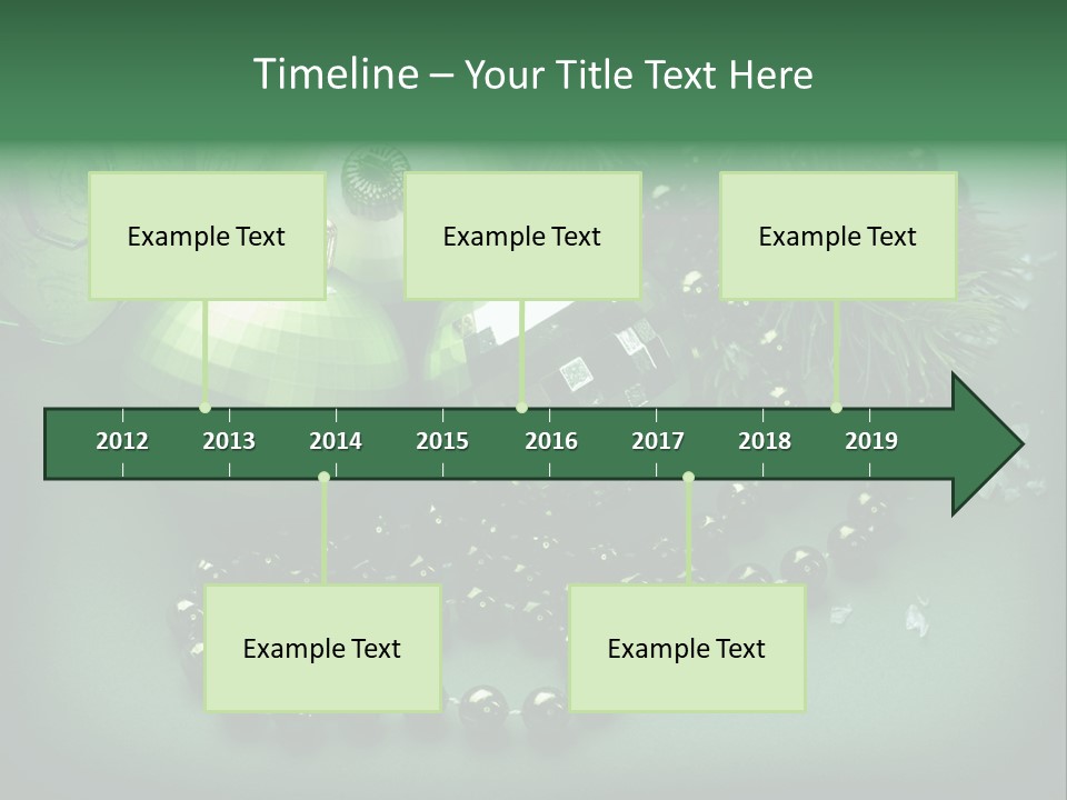 Berry Tradition Snow PowerPoint Template