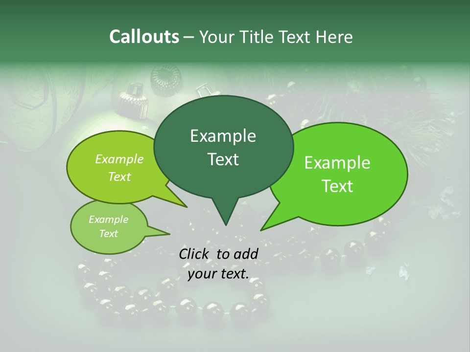 Berry Tradition Snow PowerPoint Template