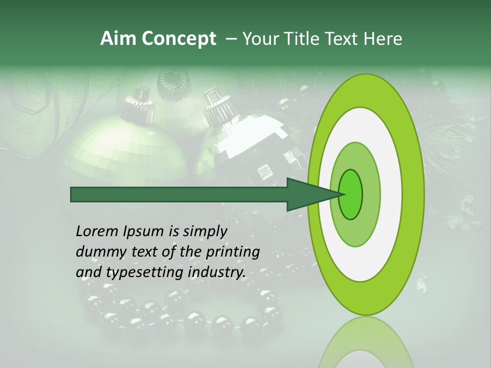 Berry Tradition Snow PowerPoint Template