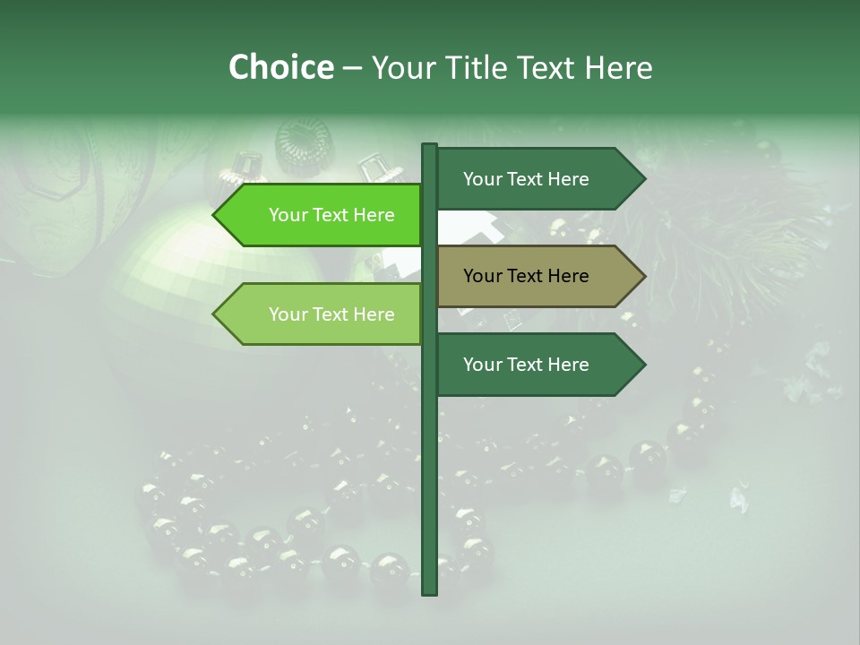 Berry Tradition Snow PowerPoint Template