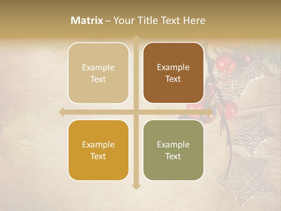 Decorative Colour Bauble PowerPoint Template