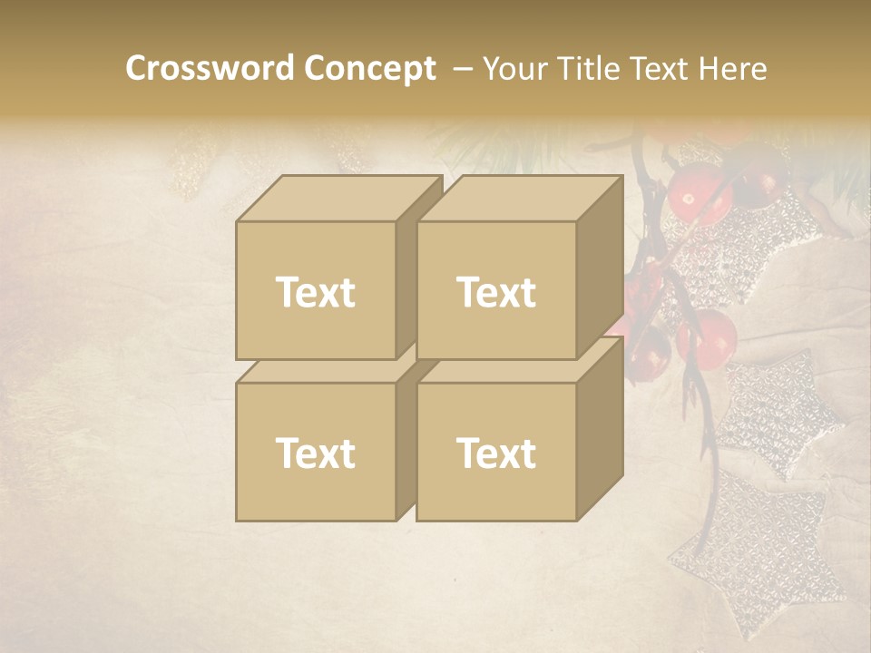 Decorative Colour Bauble PowerPoint Template