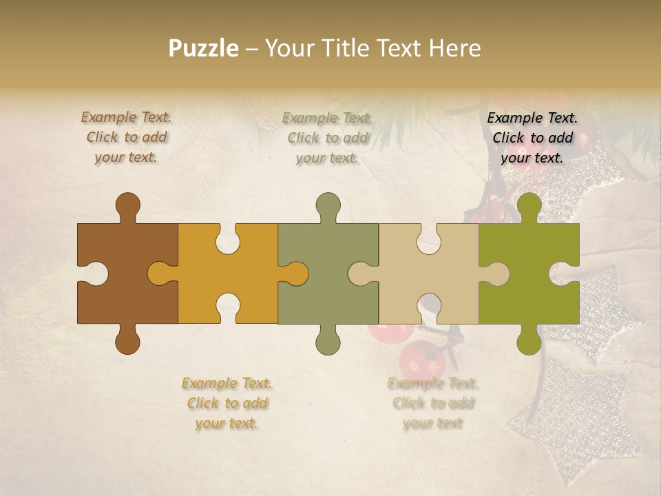 Decorative Colour Bauble PowerPoint Template