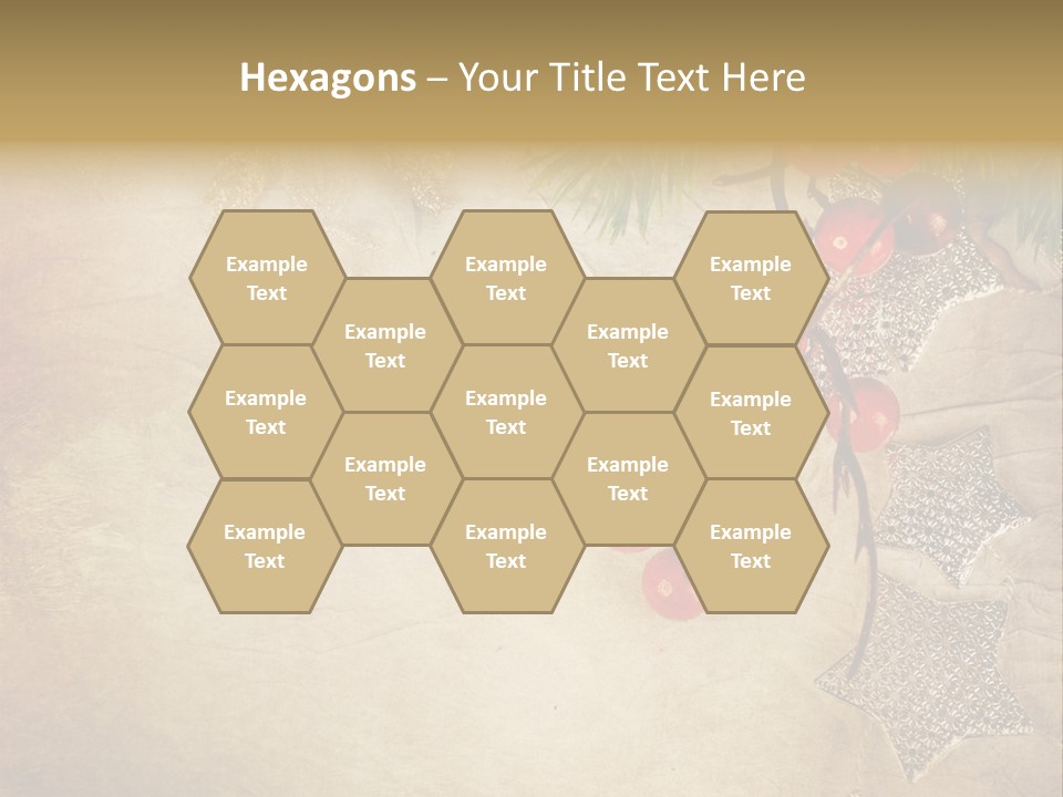 Decorative Colour Bauble PowerPoint Template