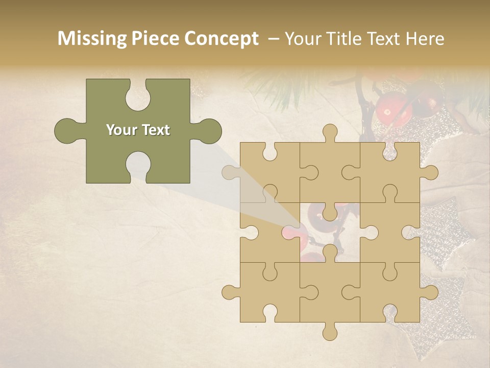 Decorative Colour Bauble PowerPoint Template