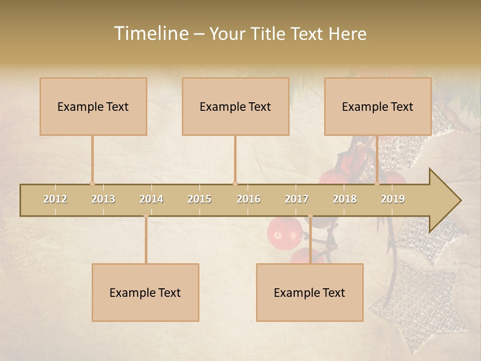 Decorative Colour Bauble PowerPoint Template