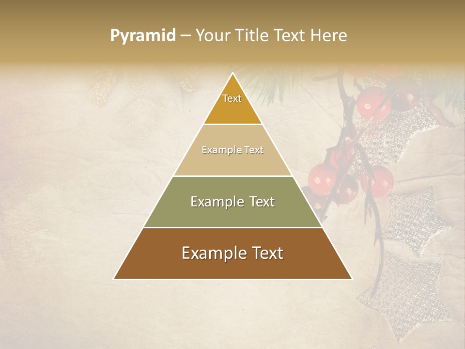 Decorative Colour Bauble PowerPoint Template