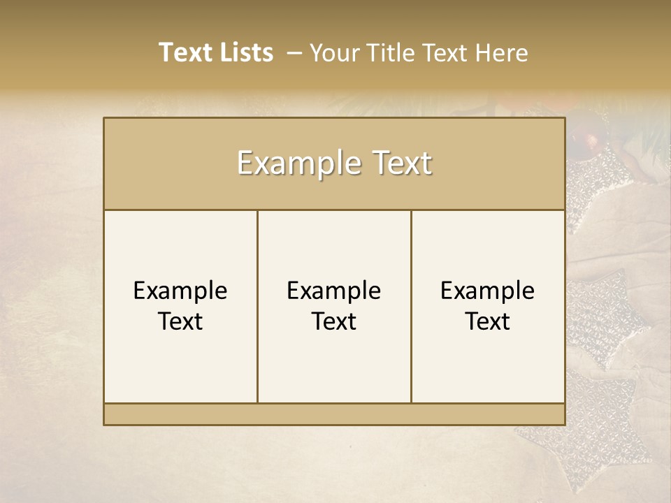 Decorative Colour Bauble PowerPoint Template
