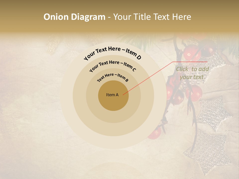 Decorative Colour Bauble PowerPoint Template