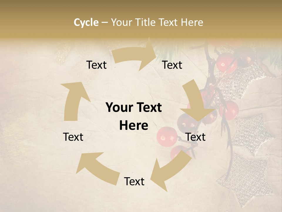 Decorative Colour Bauble PowerPoint Template
