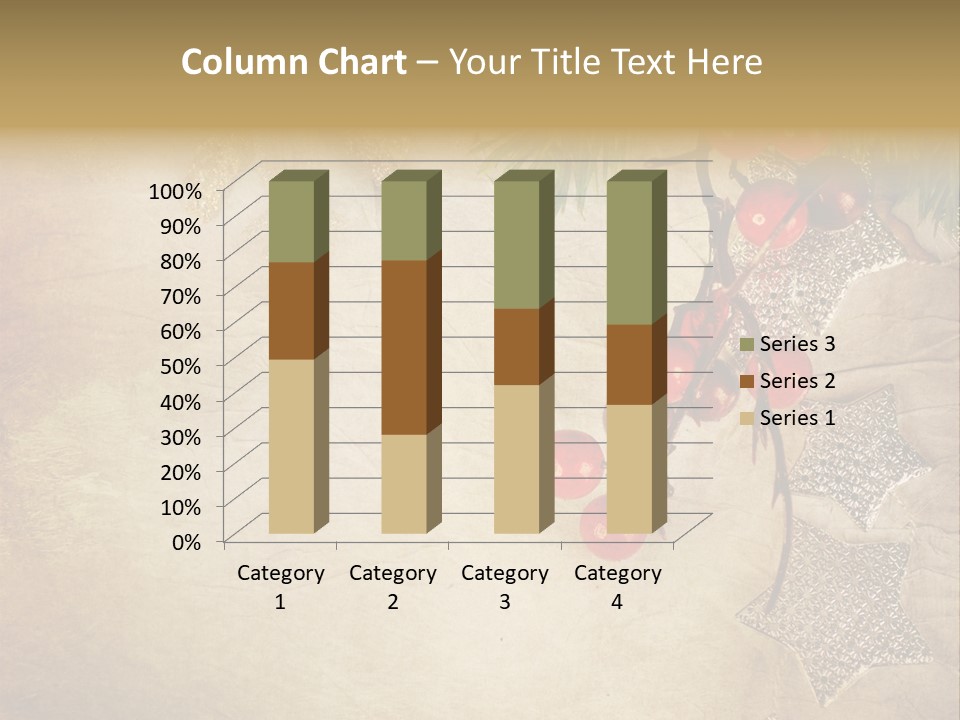 Decorative Colour Bauble PowerPoint Template