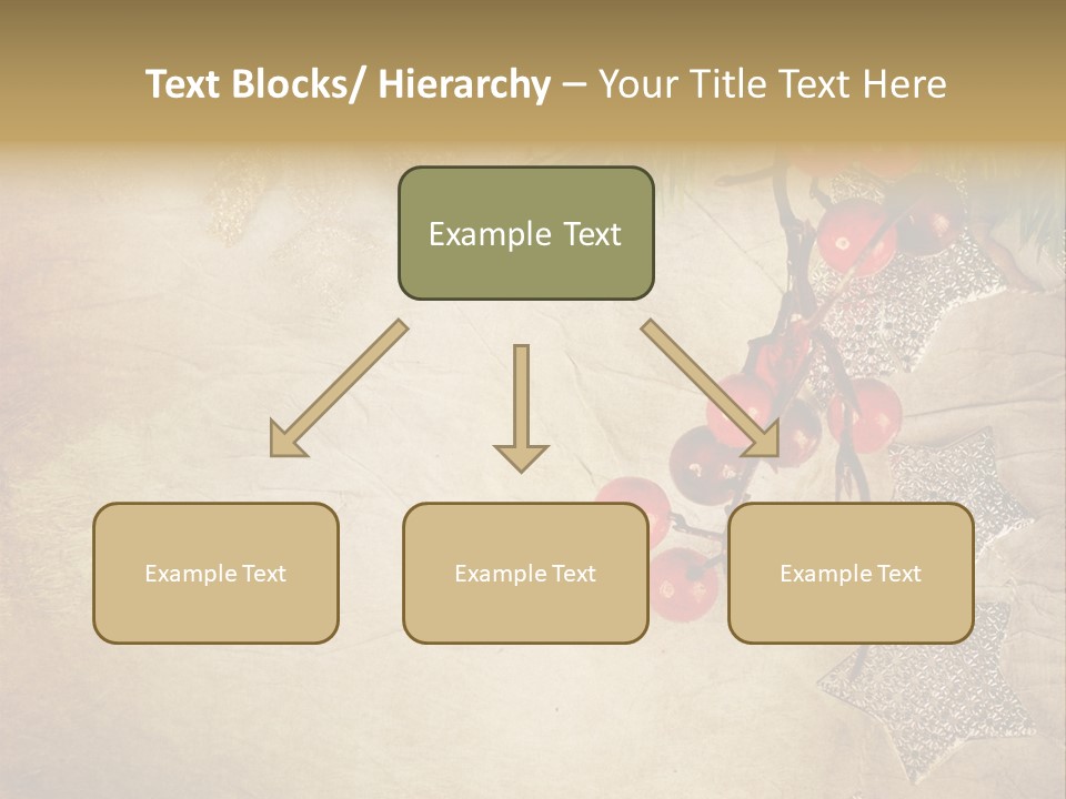 Decorative Colour Bauble PowerPoint Template