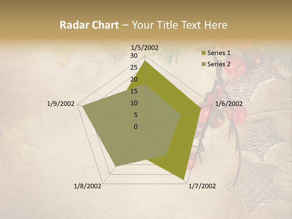 Decorative Colour Bauble PowerPoint Template