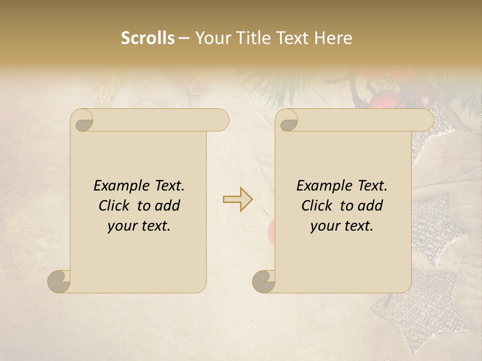 Decorative Colour Bauble PowerPoint Template