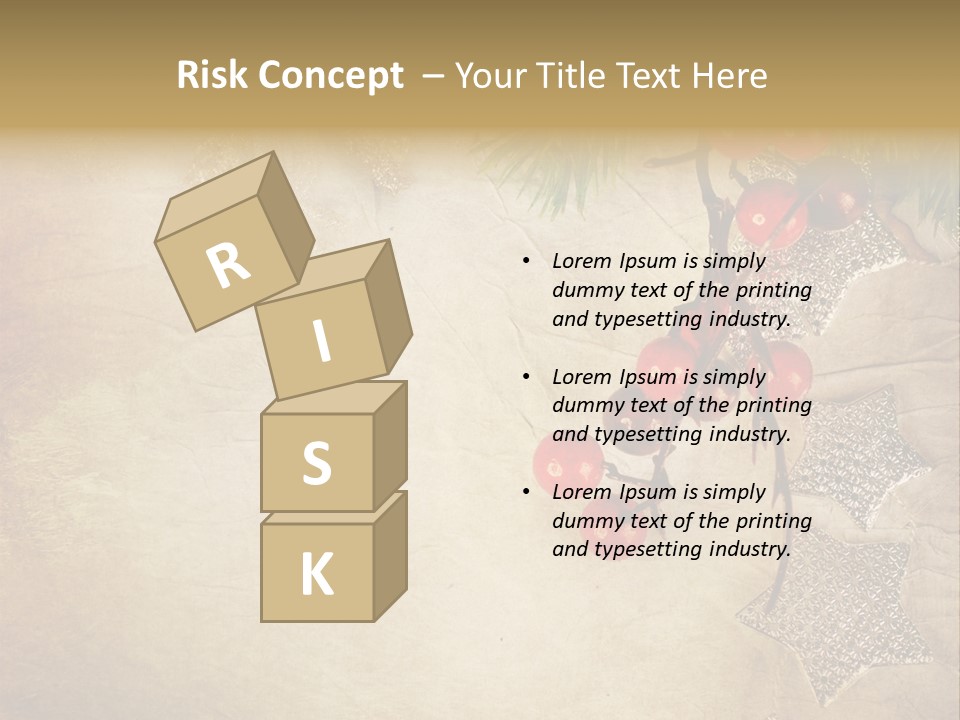 Decorative Colour Bauble PowerPoint Template