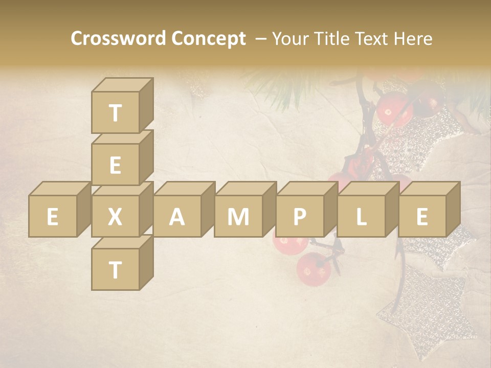 Decorative Colour Bauble PowerPoint Template