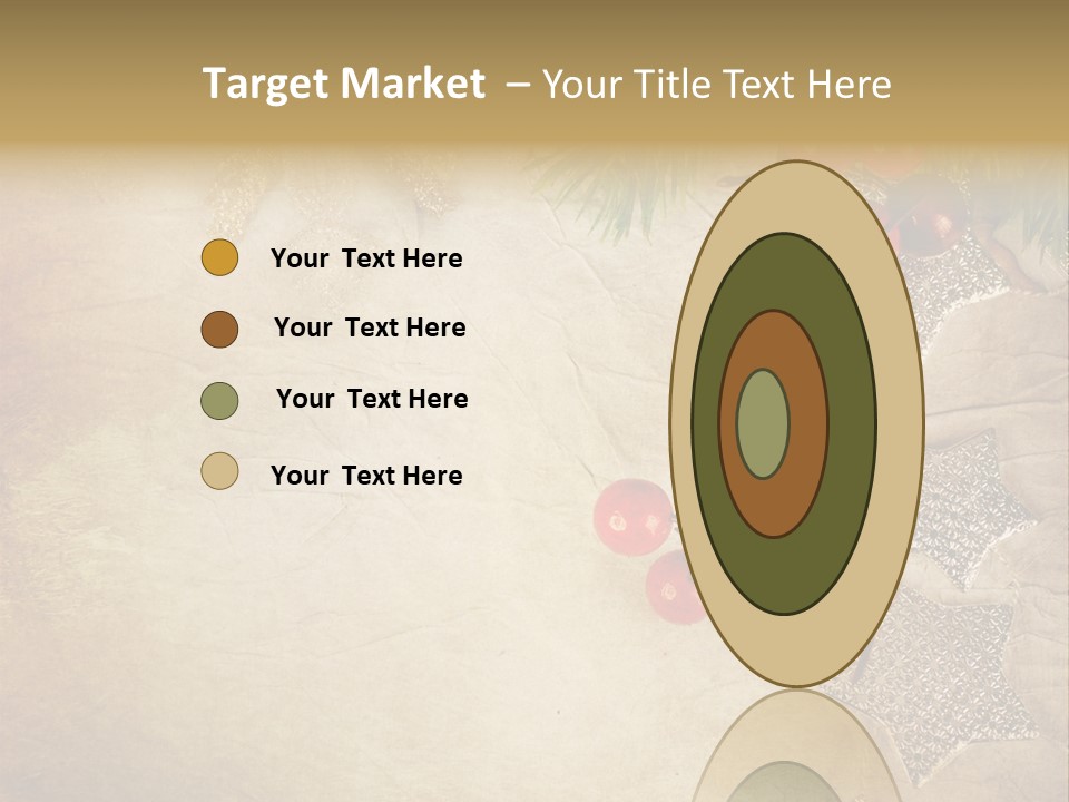 Decorative Colour Bauble PowerPoint Template