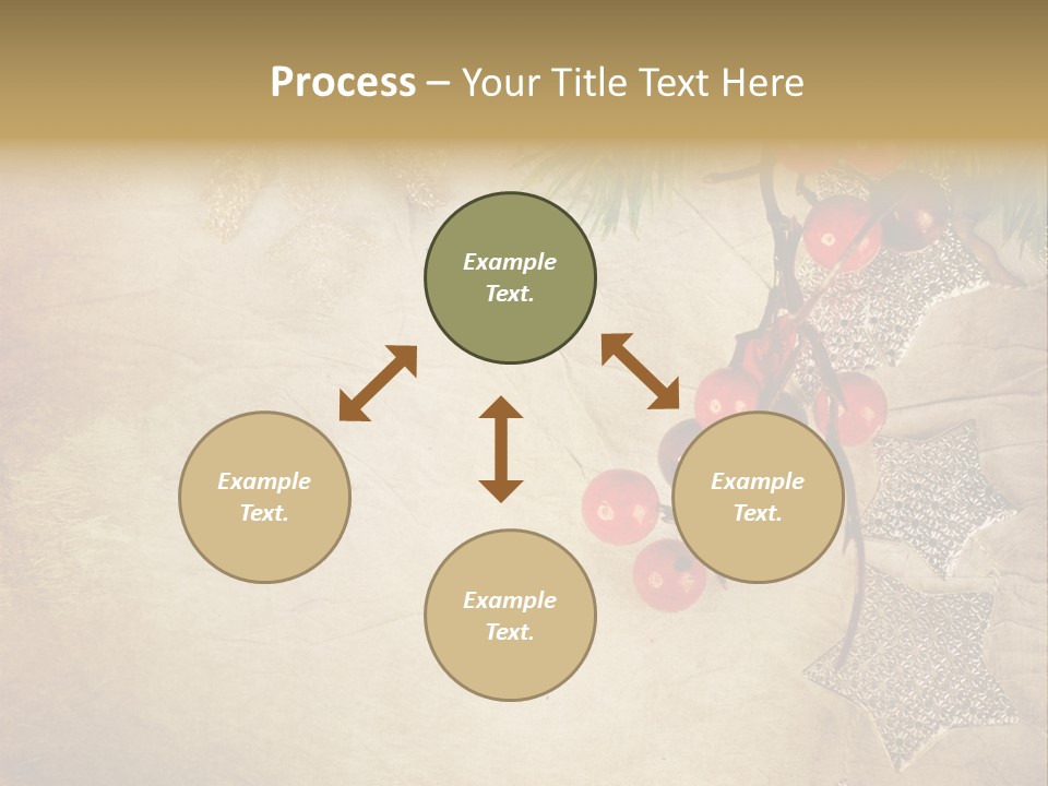 Decorative Colour Bauble PowerPoint Template