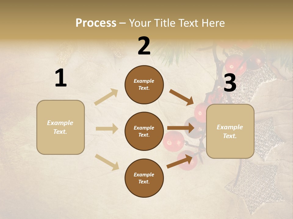 Decorative Colour Bauble PowerPoint Template