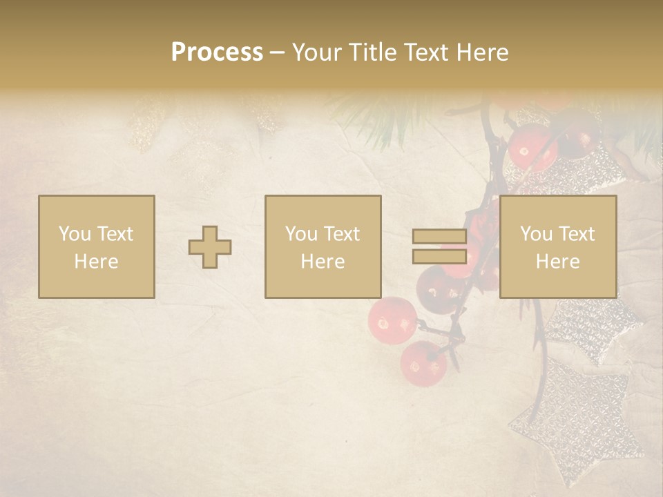 Decorative Colour Bauble PowerPoint Template