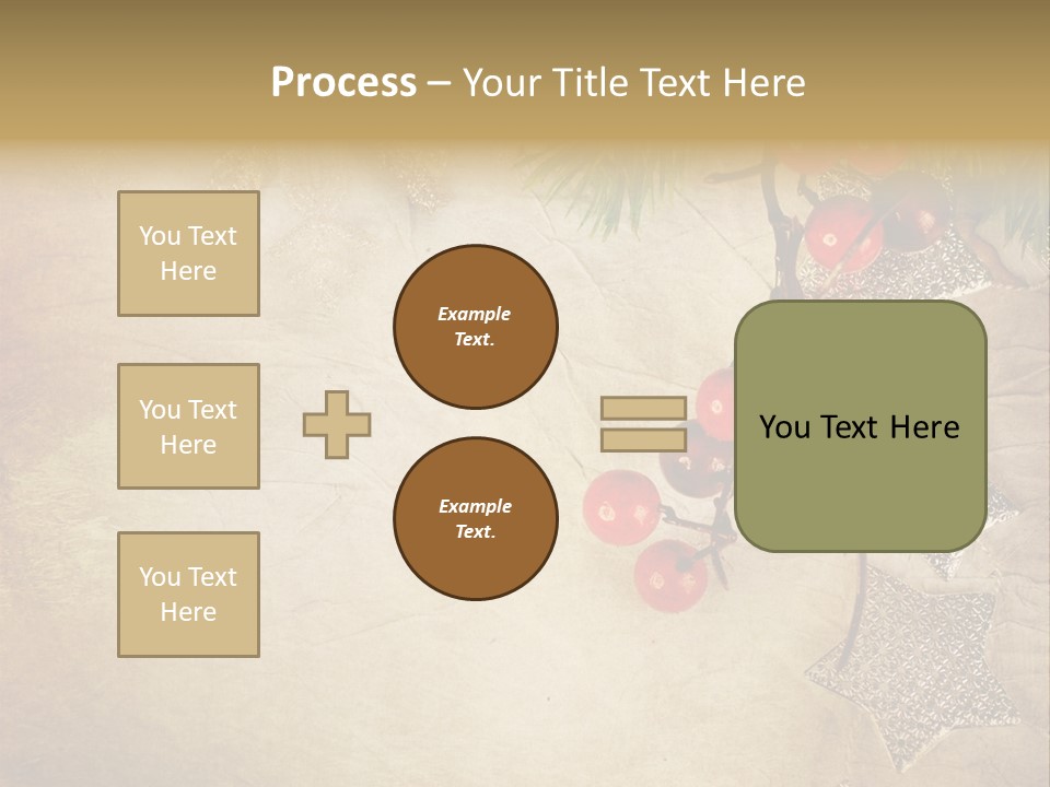 Decorative Colour Bauble PowerPoint Template