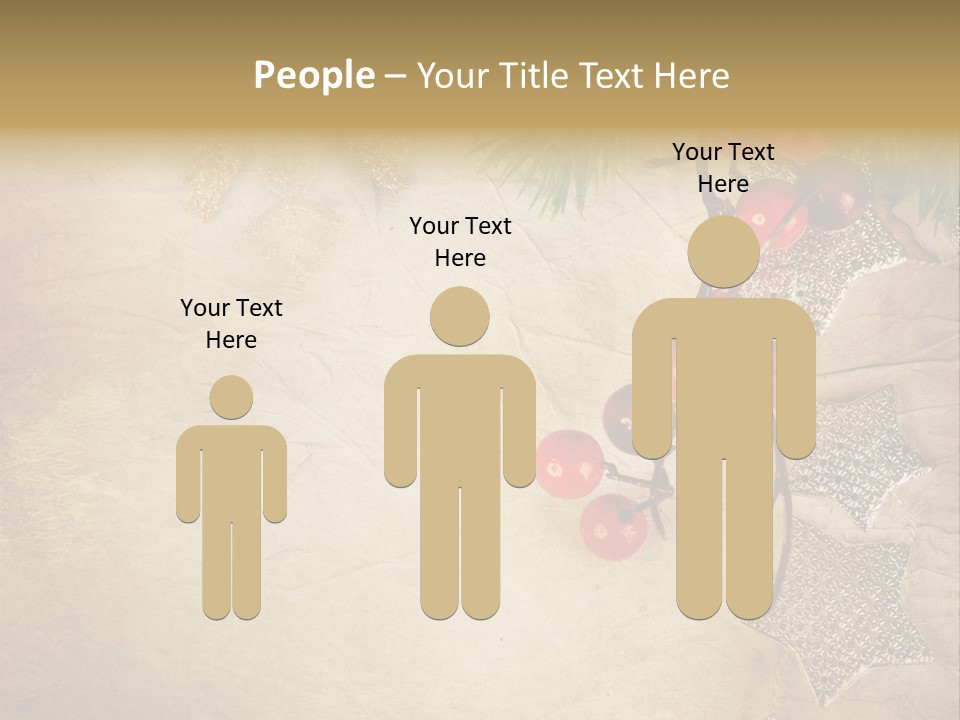 Decorative Colour Bauble PowerPoint Template