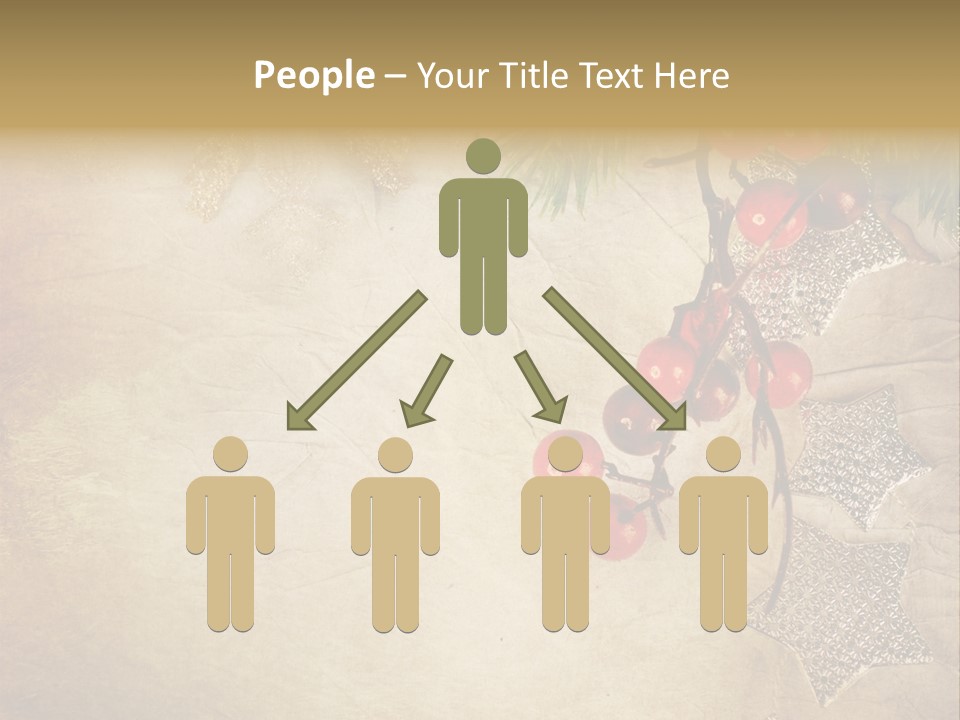 Decorative Colour Bauble PowerPoint Template