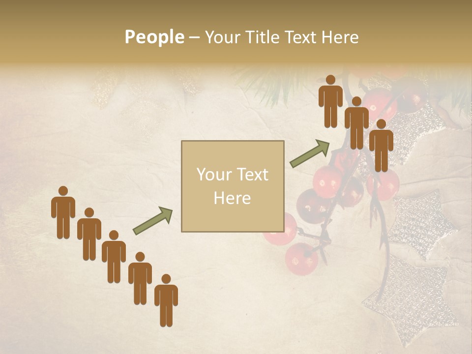 Decorative Colour Bauble PowerPoint Template