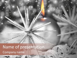 Ornament Holiday Design PowerPoint Template