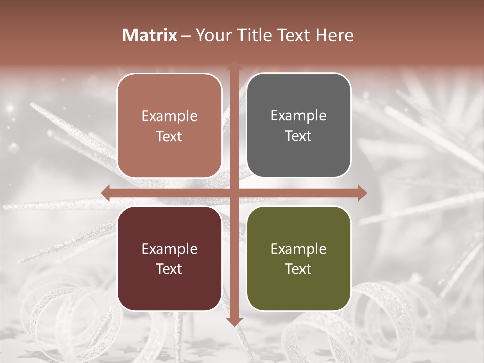 Ornament Holiday Design PowerPoint Template