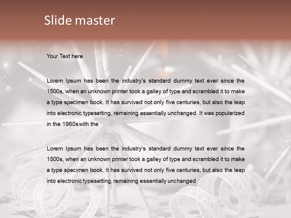 Ornament Holiday Design PowerPoint Template