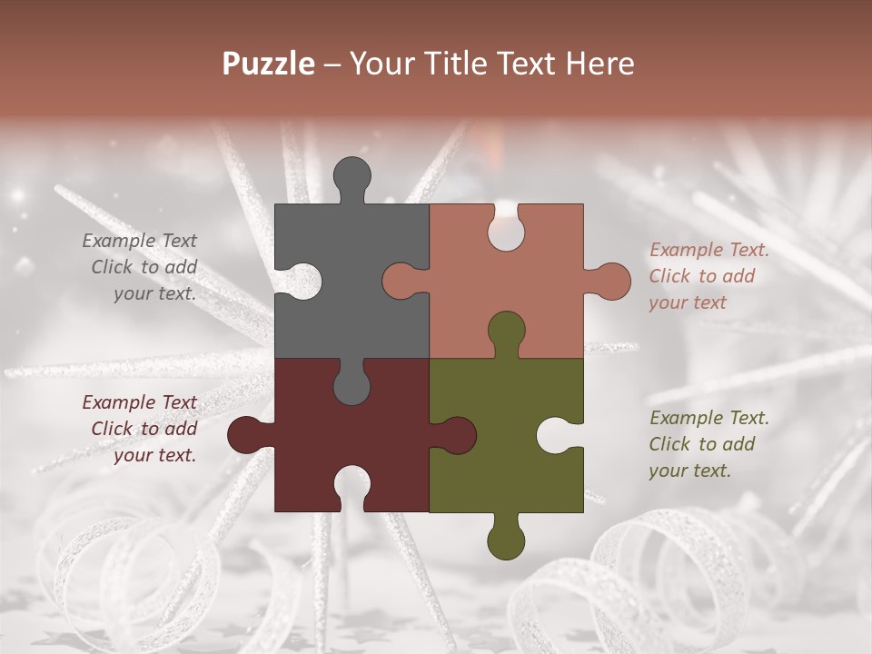 Ornament Holiday Design PowerPoint Template